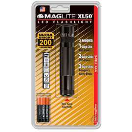 LAMPE TORCHE LED MAGLITE XL50 NOIR BLISTER